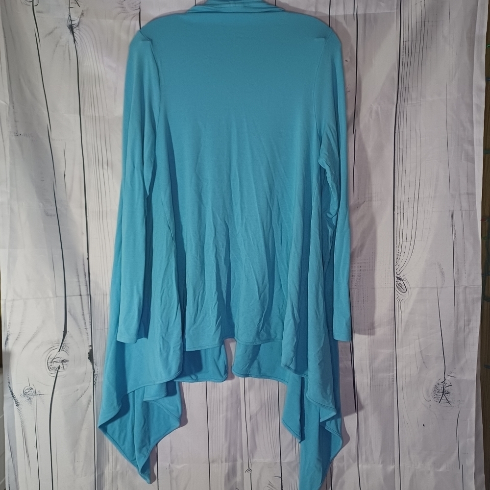 J.jill wearever collection convertible waterfall open front boho cardigan - Picture 8 of 13